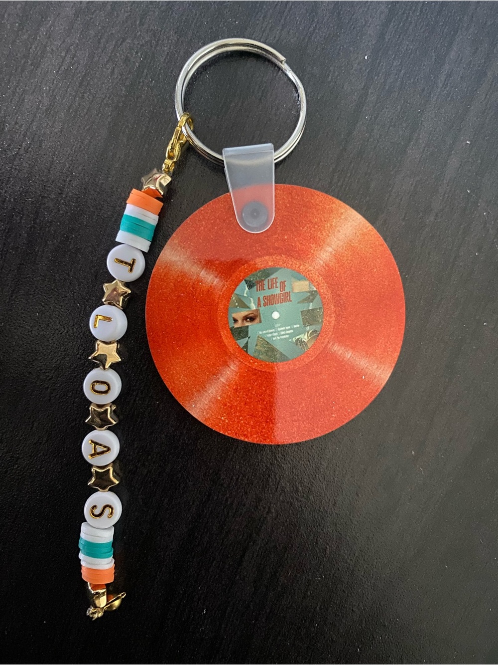 Taylor Swift :Life of a Showgirl Vinyl Keychain